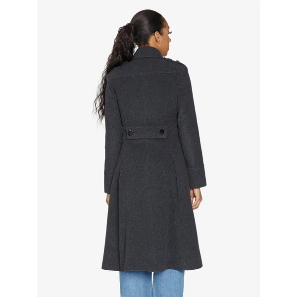 A - Line Double Breasted Coat - Coats & Jackets