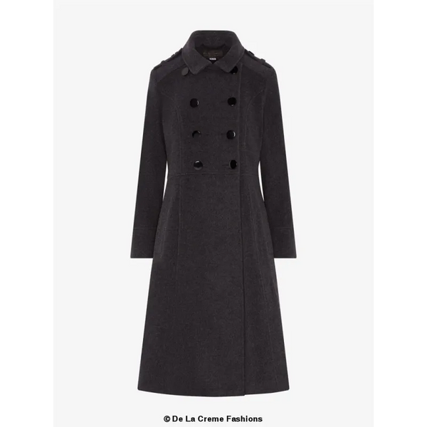 A - Line Double Breasted Coat - Coats & Jackets