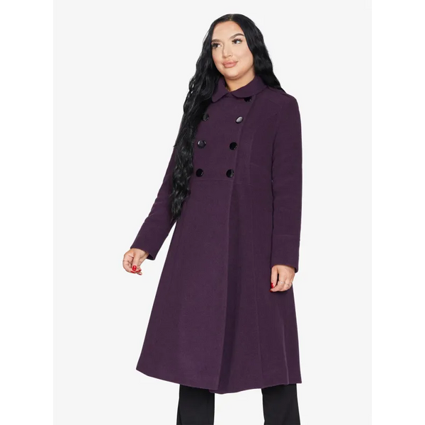 A - Line Double Breasted Coat - Coats & Jackets