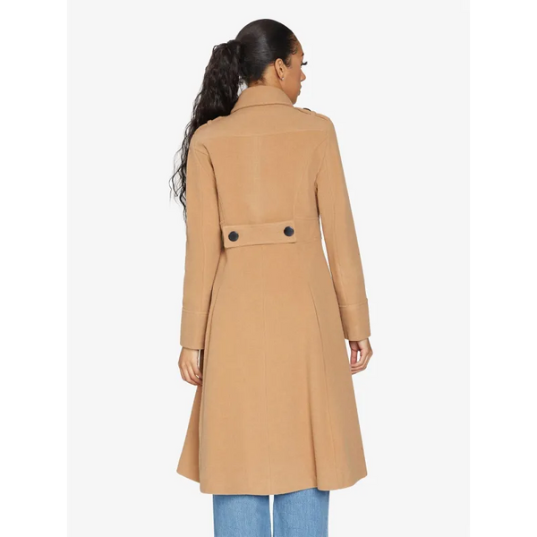 A - Line Double Breasted Coat - Coats & Jackets