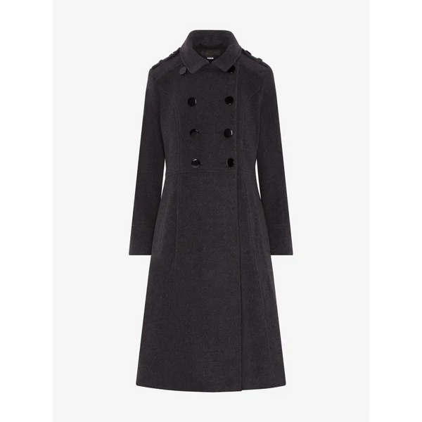 A - Line Double Breasted Coat - Coats & Jackets