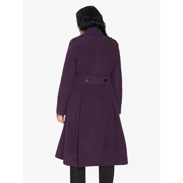 A - Line Double Breasted Coat - Coats & Jackets