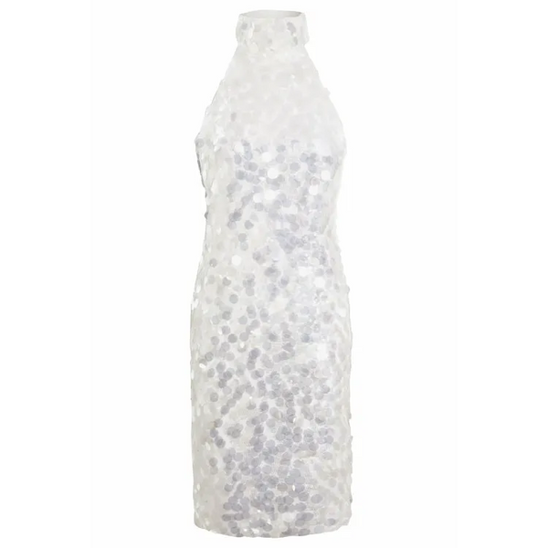 Backless Mini Dress - XS / White Dresses