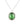 Beatrice Necklace Silver Green Amethyst Hydro - Accessories