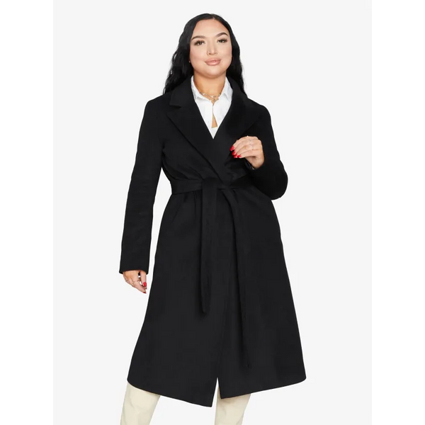 Belted Longline Duster Coat - Coats & Jackets