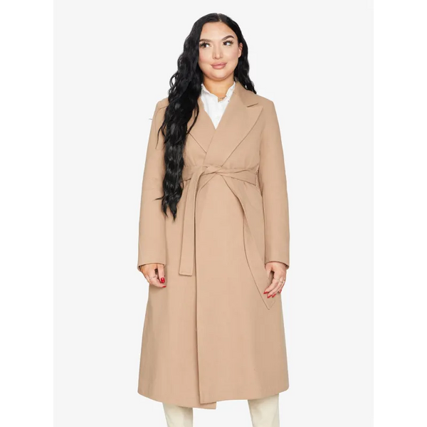 Belted Longline Duster Coat - Coats & Jackets