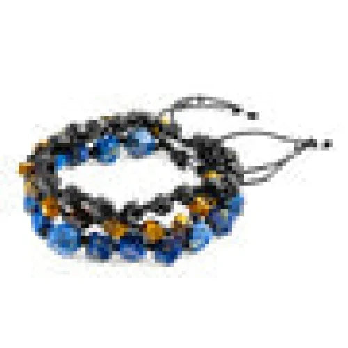 Blue Lapis Lazuli Zebedee Silver and Stone Beaded - Jewelry