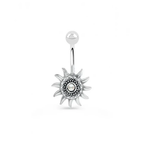 Boho Surgical Steel Belly Bar - Jewelry & Watches