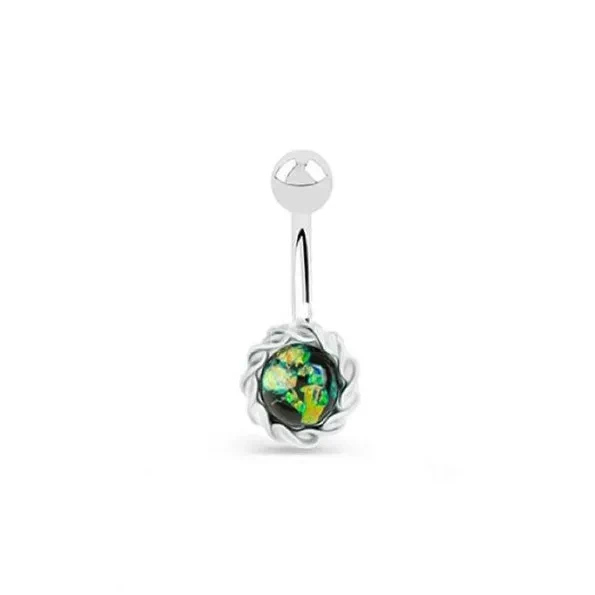 Boho Surgical Steel Belly Bar - Style 2 - Jewelry & Watches