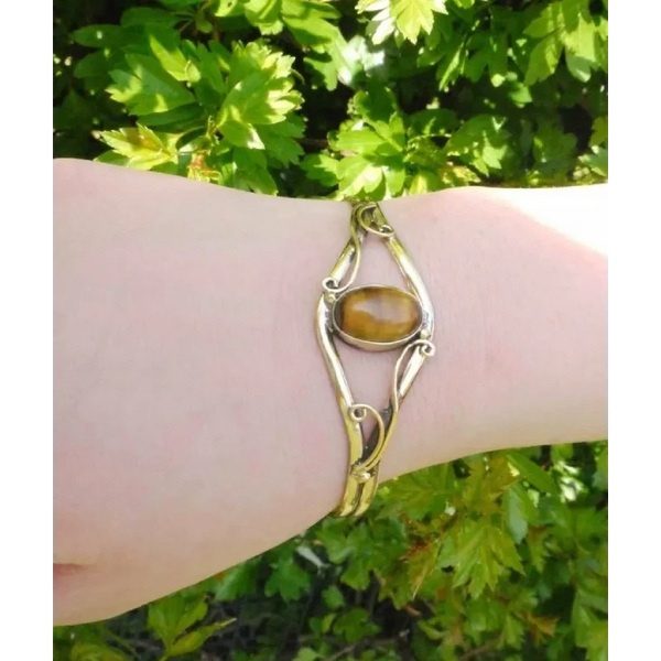 Centre Stone Bangle Bracelet - Jewelry & Watches