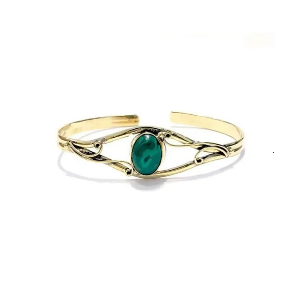 Centre Stone Bangle Bracelet - Jewelry & Watches