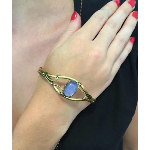 Centre Stone Bangle Bracelet - Jewelry & Watches