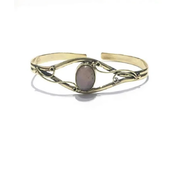 Centre Stone Bangle Bracelet - Jewelry & Watches