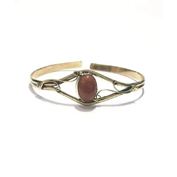 Centre Stone Bangle Bracelet - Jewelry & Watches