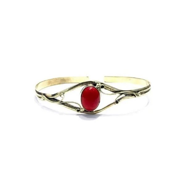 Centre Stone Bangle Bracelet - Jewelry & Watches