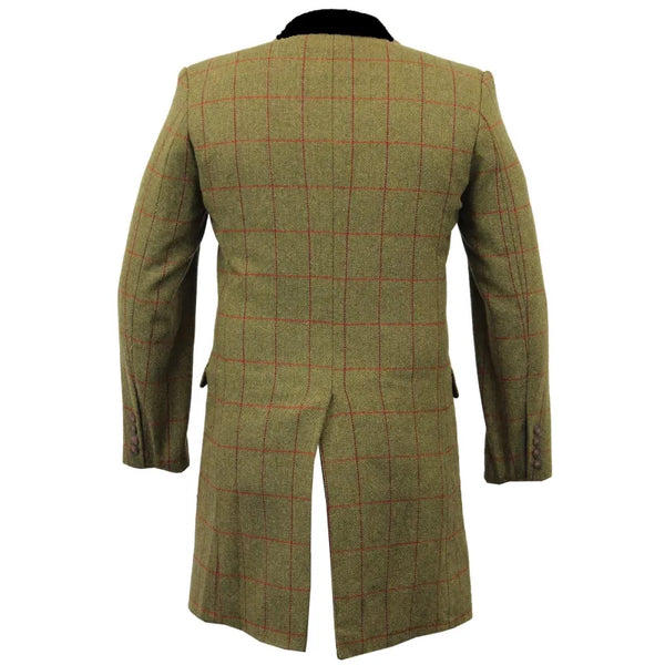 Check Design Retro Mod Coat - Coats & Jackets