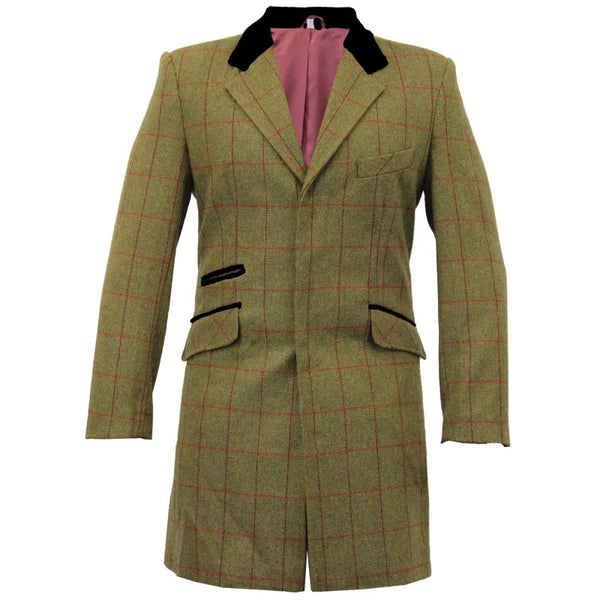 Check Design Retro Mod Coat - Coats & Jackets