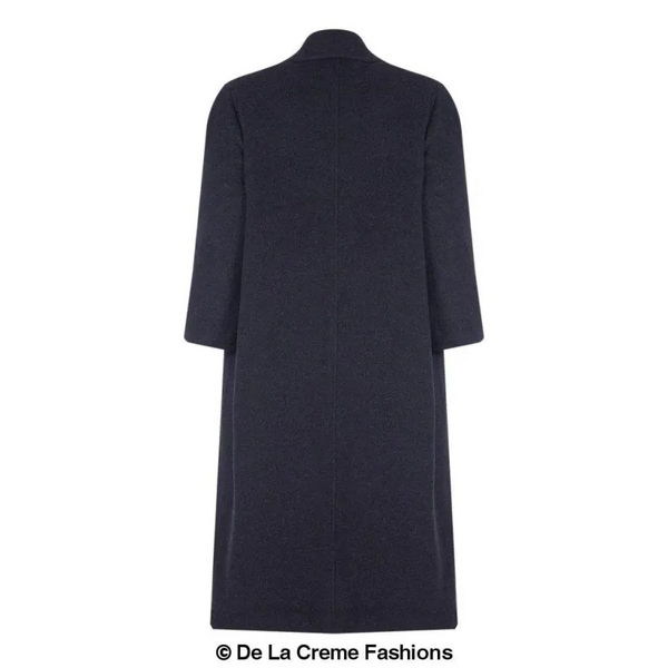 Curve Wool & Cashmere Blend Plus Size Long Coat (202)