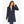 Curved Hem Longline Blazer - Coats & Jackets