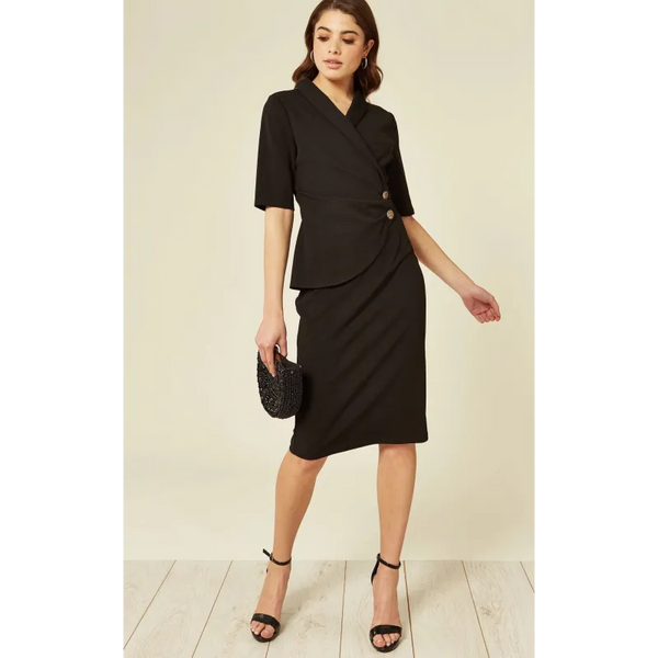 Diane Wrap Blazer Dress - Dresses