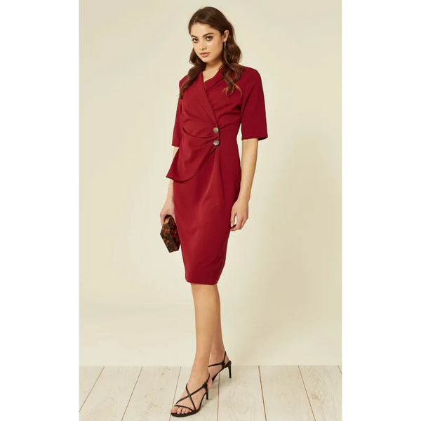 Diane Wrap Blazer Dress - Dresses