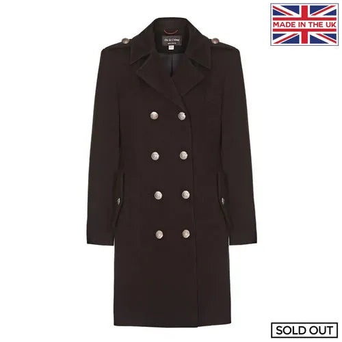 Double Breasted Twill Military Coat - UK 20/EU 48/US 16