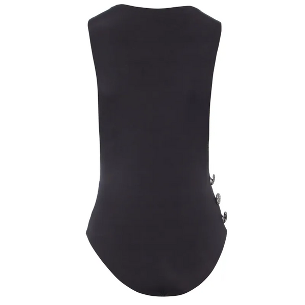 Dropped Armholes Bodysuit - Dresses