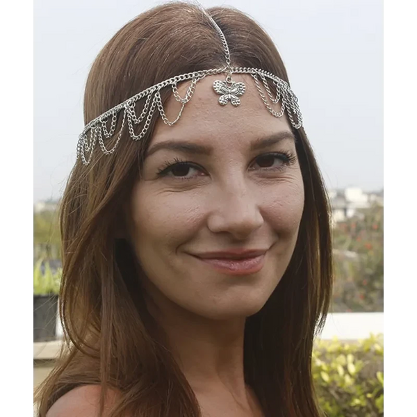 Ethnic Butterfly Head Chain - Jewelry & Watches