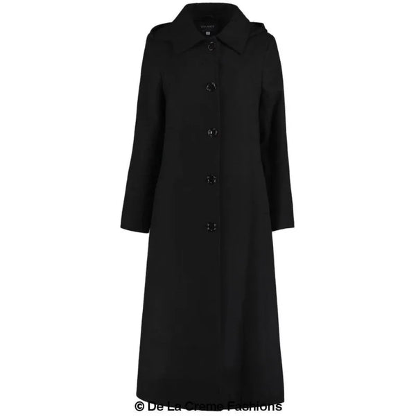 Faux Wool Longline Hooded Winter Coat - Coats & Jackets