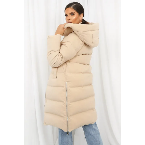 Hooded Longline Puffer Coat - Jackets & Coats