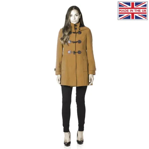 Hooded Toggle Fastened Slim Fit Coat - UK 16/EU 44/US 12