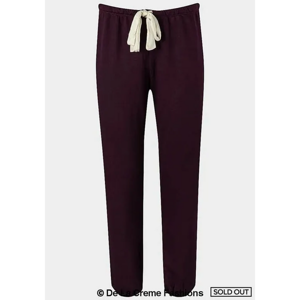 Ladies Fleece Line Sleepwear Pants - S / Purple