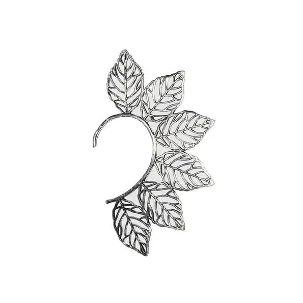 Leaf Ear Cuff - Silver Jewelry & Watches