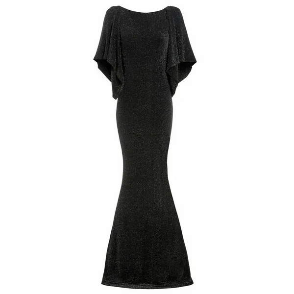 Mocha Backless Maxi Dress - XS / Black Dresses