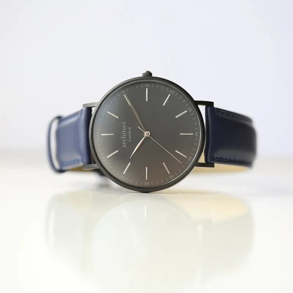 Modern Font Engraving - Men’s Minimalist Watch + Admiral