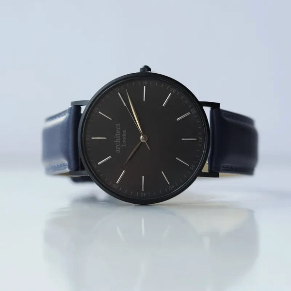 Modern Font Engraving - Men’s Minimalist Watch + Admiral