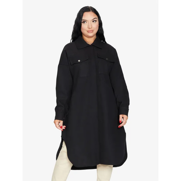 Oversized Longline Shacket - Coats & Jackets