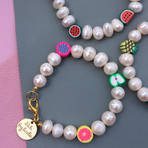 Pearl Fruit Bracelet - pick your own! - Bracelets