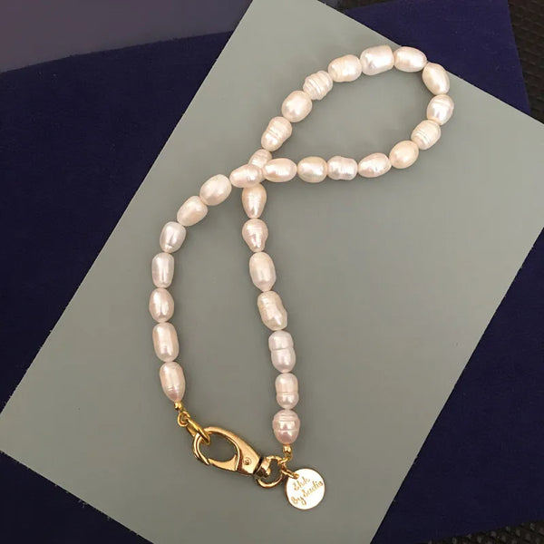 Pearl Hardware necklace - Necklaces