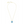 Petite Drop Necklace Gold Blue Topaz Hydro