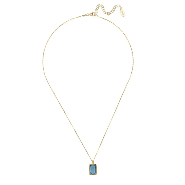 Portofino Necklace Silver Blue Topaz - Jewelry & Watches