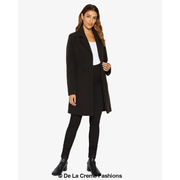 Sara Covert Button Up Coat - Coats & Jackets