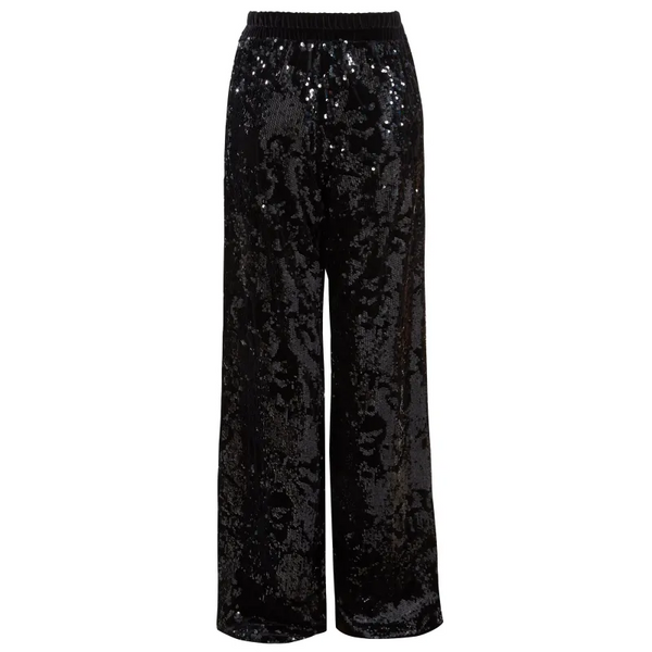 Sequin Flared Trousers - Pants