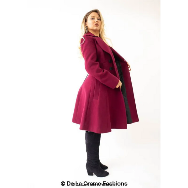 Slim Fit A - Line Coat - Coats & Jackets