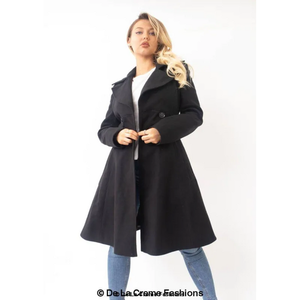 Slim Fit A - Line Coat - Coats & Jackets