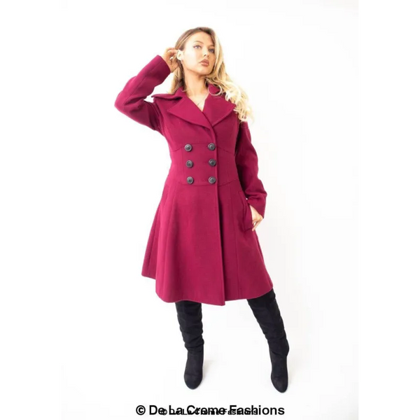 Slim Fit A - Line Coat - Coats & Jackets