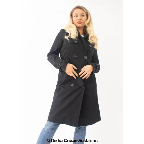 Slim Fit Lightweight Trench Coat - Coats & Jackets