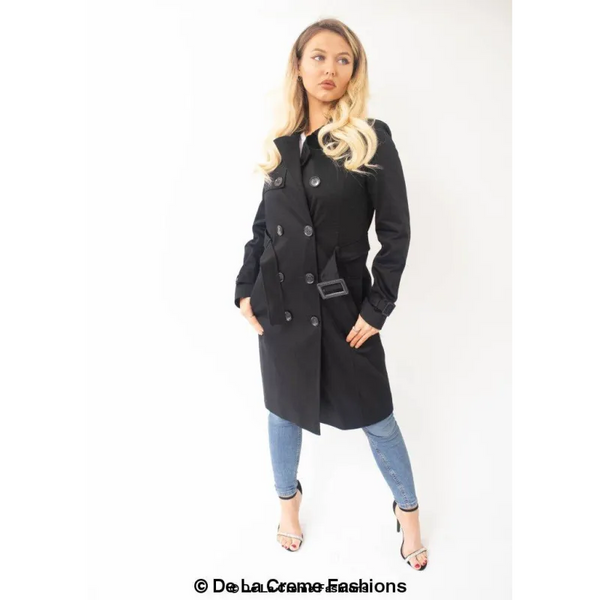 Slim Fit Lightweight Trench Coat - Coats & Jackets