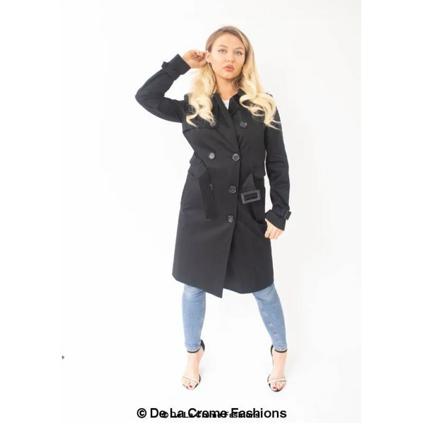 Slim Fit Lightweight Trench Coat - Coats & Jackets