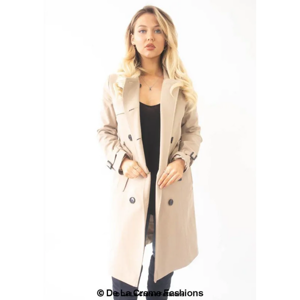 Slim Fit Lightweight Trench Coat - Coats & Jackets